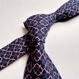 3702-Caravat-DUNHILL London silk tie 8cm-Gần như mới