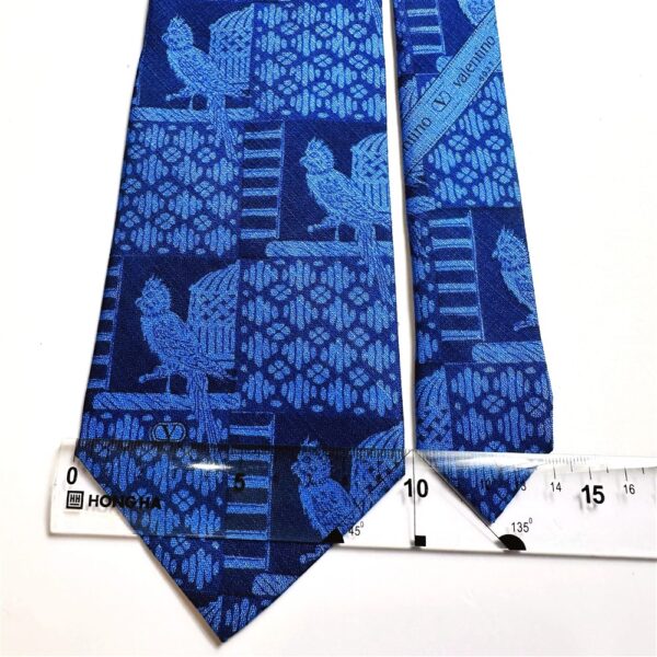 3758-Caravat-VALENTINO GARAVANI Italy silk tie 9.8cm-Mới/Chưa sử dụng3