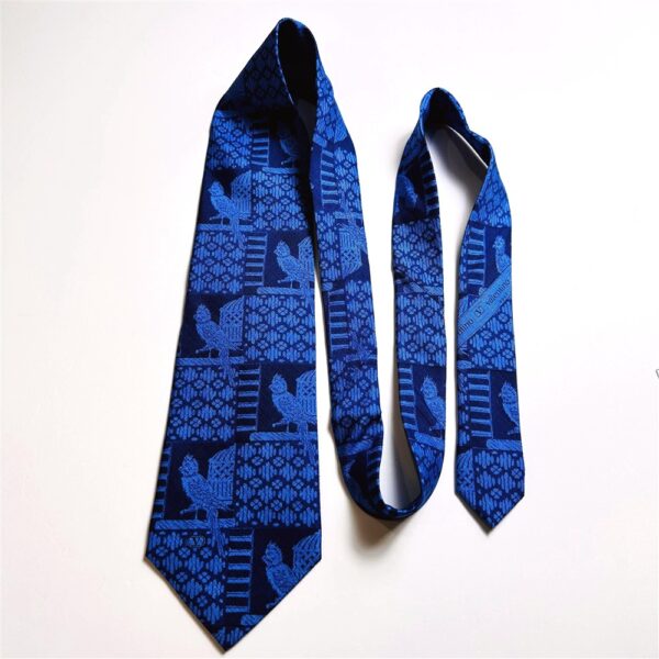 3758-Caravat-VALENTINO GARAVANI Italy silk tie 9.8cm-Mới/Chưa sử dụng9