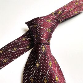 3742-Caravat-NINA RICCI Monsieur silk tie 9cm-Gần như mới