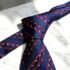 3747-Caravat-ARNYS silk tie 8cm-Gần như mới0