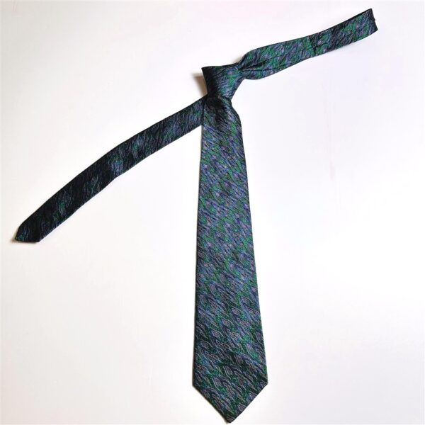 3779-Caravat-JEAN PATOU France silk tie 8.0cm-Khá mới1