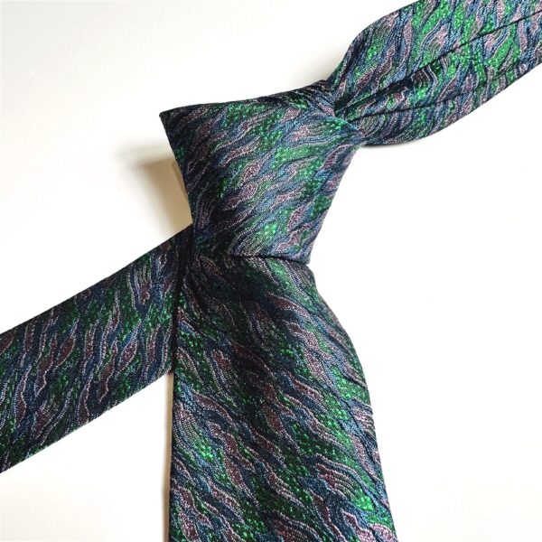 3779-Caravat-JEAN PATOU France silk tie 8.0cm-Khá mới0