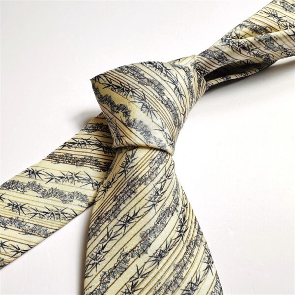 3780-Caravat-JEAN PATOU France silk tie 8.8cm-Khá mới0