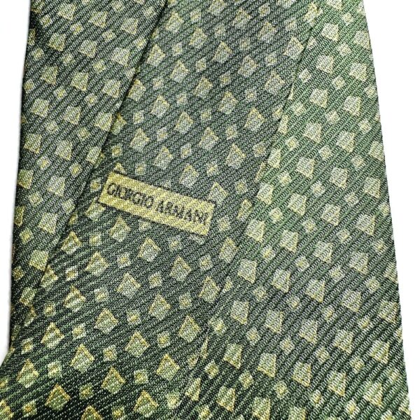 3781-Caravat-GIORGIO ARMANI silk tie 9.5cm-Khá mới4
