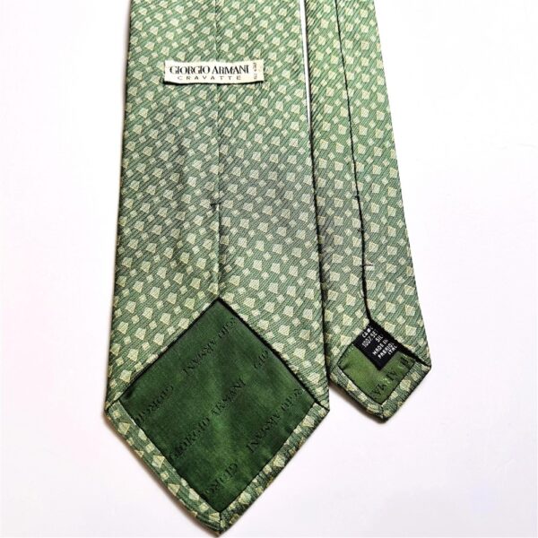 3781-Caravat-GIORGIO ARMANI silk tie 9.5cm-Khá mới5
