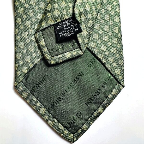 3781-Caravat-GIORGIO ARMANI silk tie 9.5cm-Khá mới6