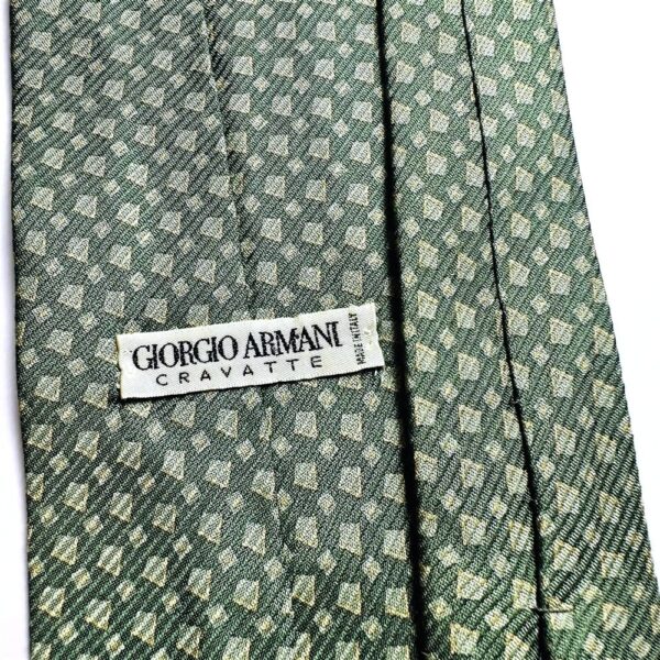 3781-Caravat-GIORGIO ARMANI silk tie 9.5cm-Khá mới7