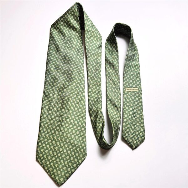 3781-Caravat-GIORGIO ARMANI silk tie 9.5cm-Khá mới8