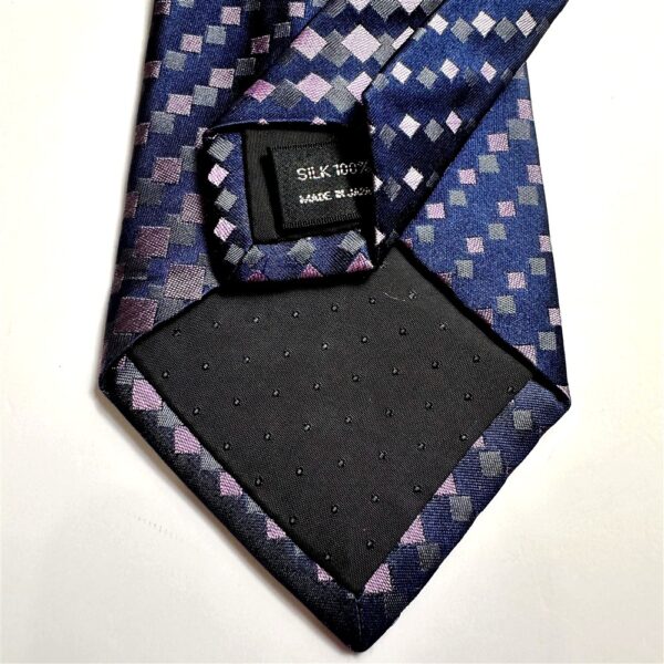 4636-Caravat-DKNY silk tie 8.3cm-Như mới5