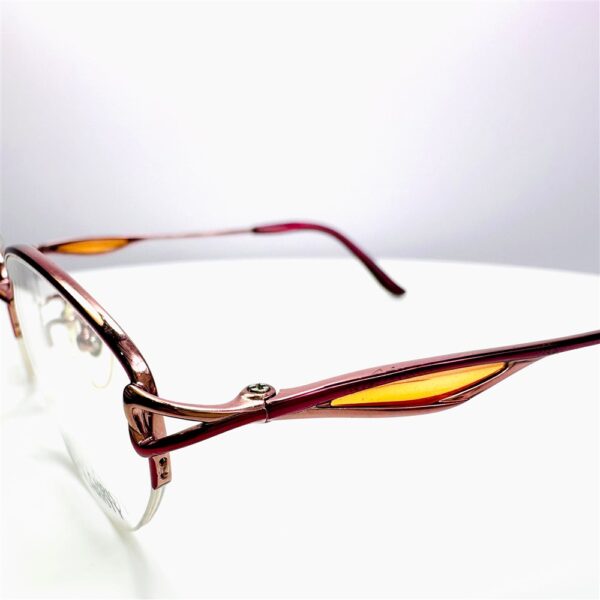 6770-Gọng kính nữ-VALENTINO CRISTY half rim eyeglasses frame-Mới/chưa sử dụng2