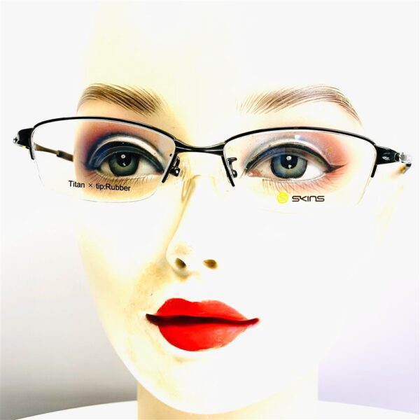 6784-Gọng kính nam/nữ-SKINS half rim eyeglasses frame-Mới/chưa sử dụng13