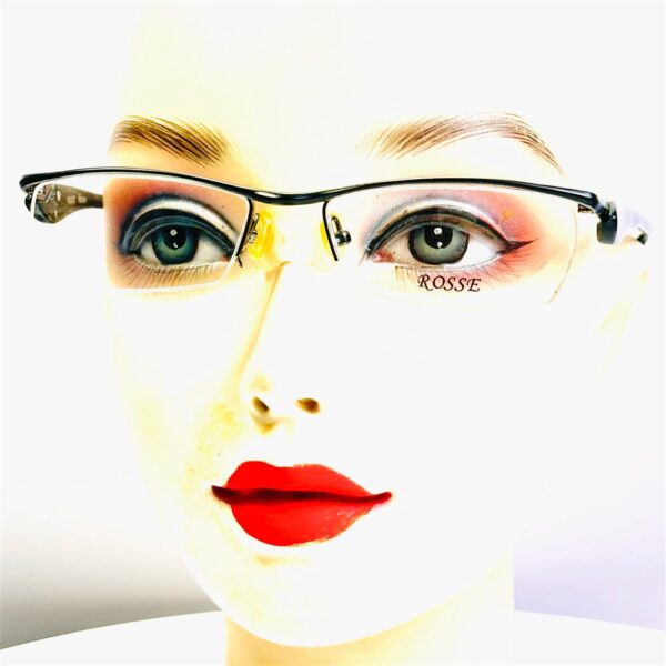 6788-Gọng kính nữ-ROSSE half rim eyeglasses frame-Mới/chưa sử dụng13