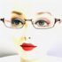 6799-Gọng kính nữ-COMPLEX half rim eyeglasses frame-Mới/chưa sử dụng14