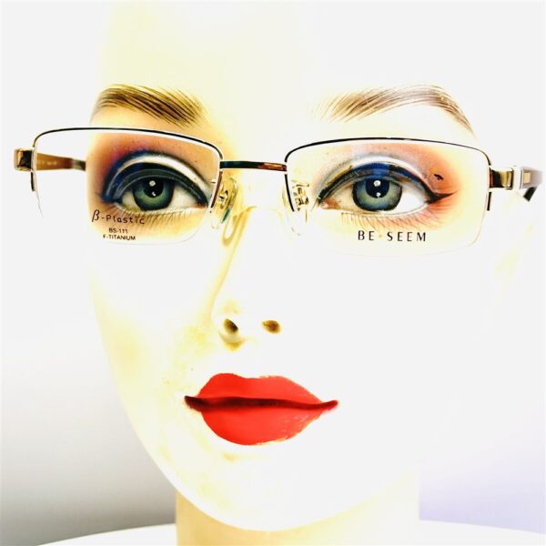 6797-Gọng kính nam/nữ-BE-SEEM half rim eyeglasses frame-Mới/chưa sử dụng13