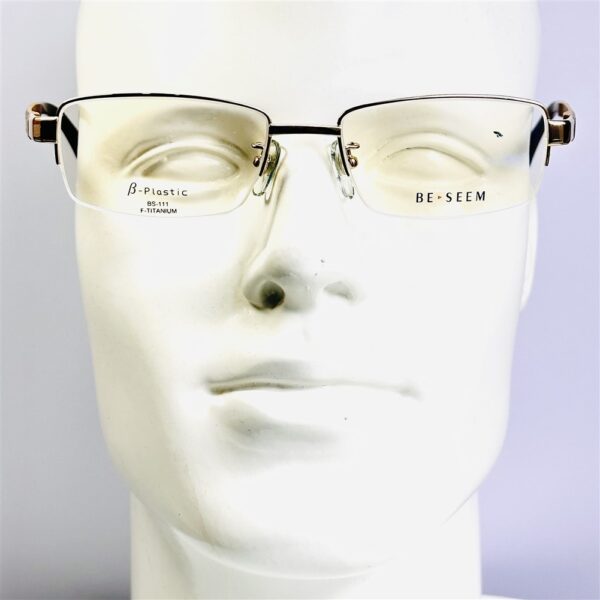 6797-Gọng kính nam/nữ-BE-SEEM half rim eyeglasses frame-Mới/chưa sử dụng14