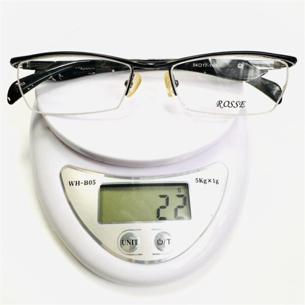6788-Gọng kính nữ-ROSSE half rim eyeglasses frame-Mới/chưa sử dụng12