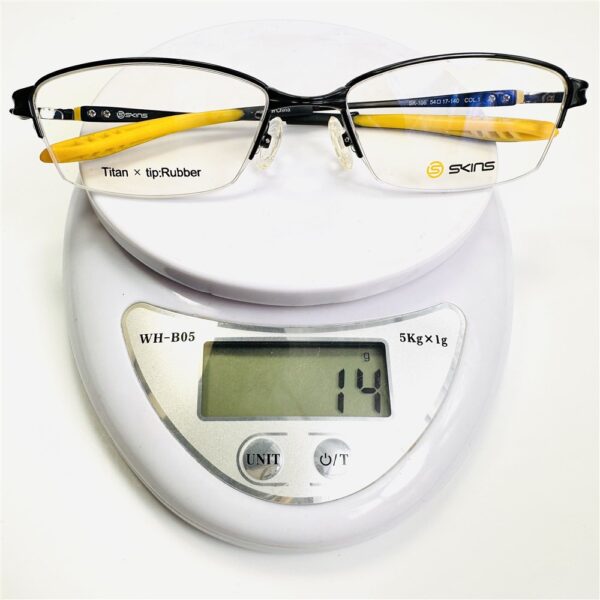 6784-Gọng kính nam/nữ-SKINS half rim eyeglasses frame-Mới/chưa sử dụng11
