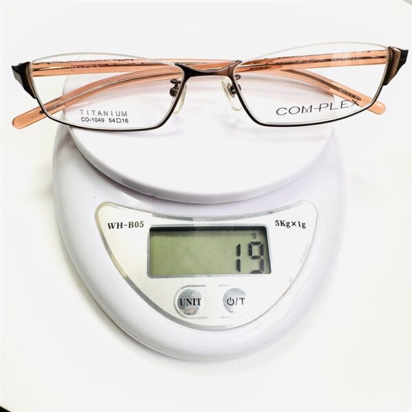 6799-Gọng kính nữ-COMPLEX half rim eyeglasses frame-Mới/chưa sử dụng13