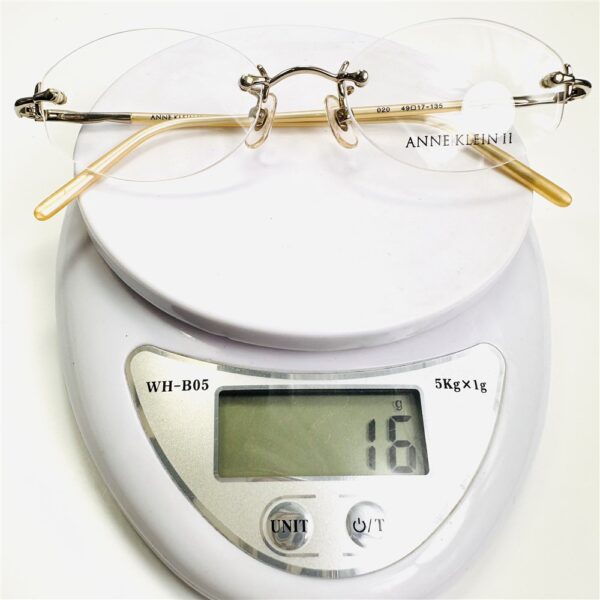 6800-Gọng kính nữ-ANNE KLEIN II rim less eyeglasses frame-Mới/chưa sử dụng12