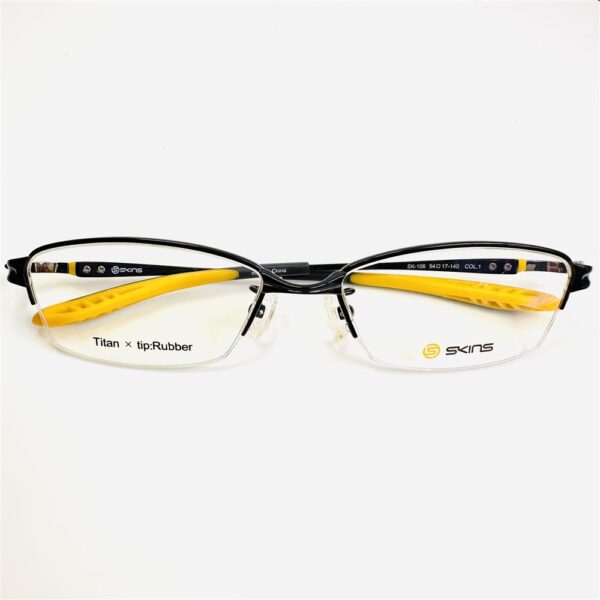 6784-Gọng kính nam/nữ-SKINS half rim eyeglasses frame-Mới/chưa sử dụng0