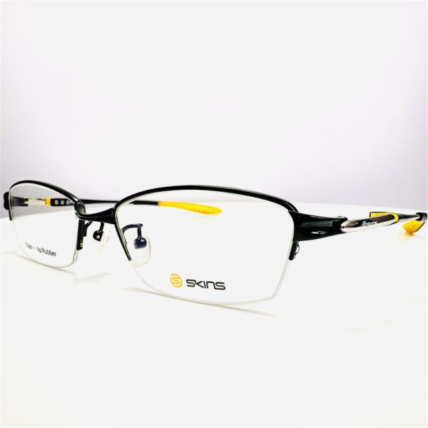 6784-Gọng kính nam/nữ-SKINS half rim eyeglasses frame-Mới/chưa sử dụng4