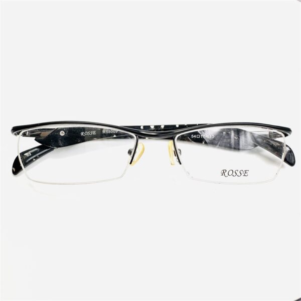 6788-Gọng kính nữ-ROSSE half rim eyeglasses frame-Mới/chưa sử dụng1