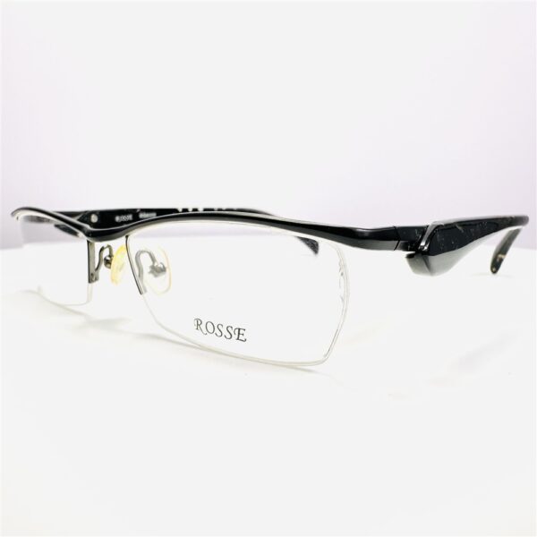 6788-Gọng kính nữ-ROSSE half rim eyeglasses frame-Mới/chưa sử dụng0