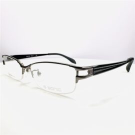 6795-Gọng kính nam/nữ-G-SONIC half rim eyeglasses frame-Mới/chưa sử dụng