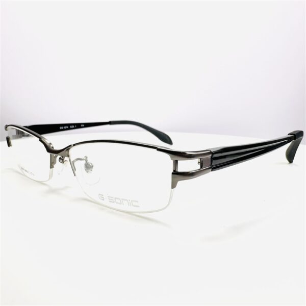 6795-Gọng kính nam/nữ-G-SONIC half rim eyeglasses frame-Mới/chưa sử dụng0