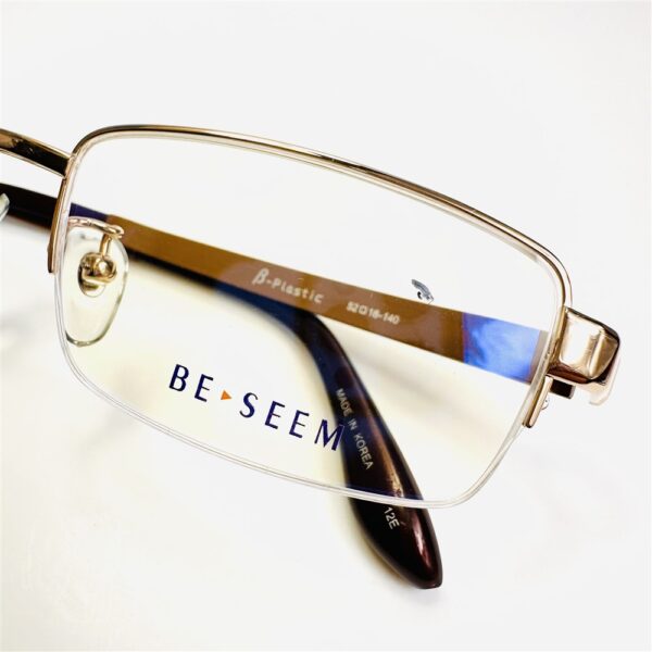 6797-Gọng kính nam/nữ-BE-SEEM half rim eyeglasses frame-Mới/chưa sử dụng2