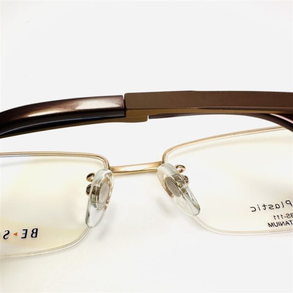 6797-Gọng kính nam/nữ-BE-SEEM half rim eyeglasses frame-Mới/chưa sử dụng7