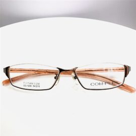 6799-Gọng kính nữ-COMPLEX half rim eyeglasses frame-Mới/chưa sử dụng