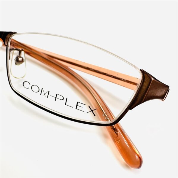 6799-Gọng kính nữ-COMPLEX half rim eyeglasses frame-Mới/chưa sử dụng2