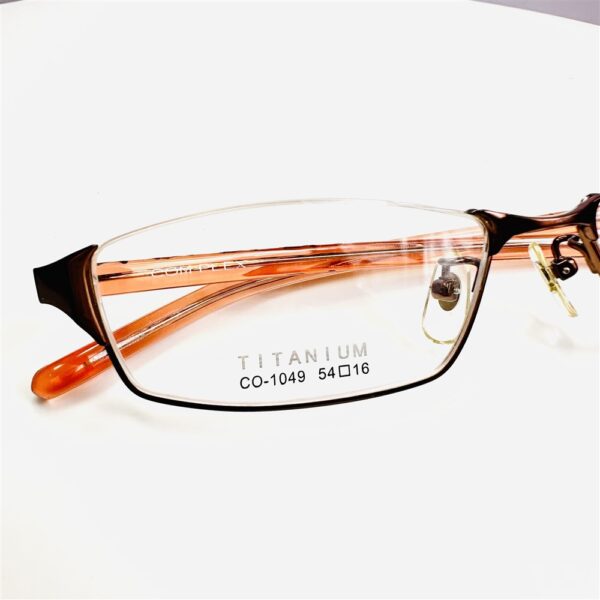 6799-Gọng kính nữ-COMPLEX half rim eyeglasses frame-Mới/chưa sử dụng3