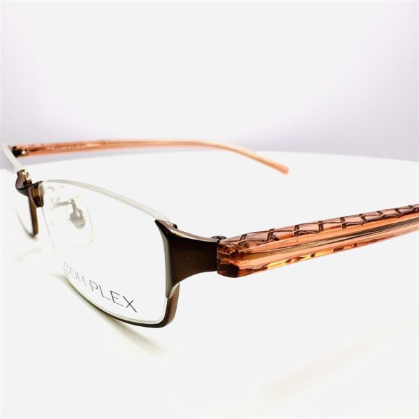6799-Gọng kính nữ-COMPLEX half rim eyeglasses frame-Mới/chưa sử dụng5