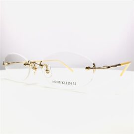 6800-Gọng kính nữ-ANNE KLEIN II rim less eyeglasses frame-Mới/chưa sử dụng